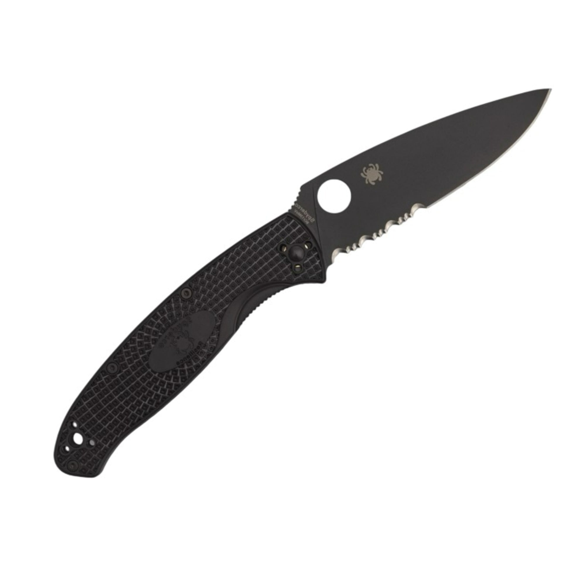 Spyderco Resilience Lightweight Large Blade 9.4-Inch Foldable Knife (Black)