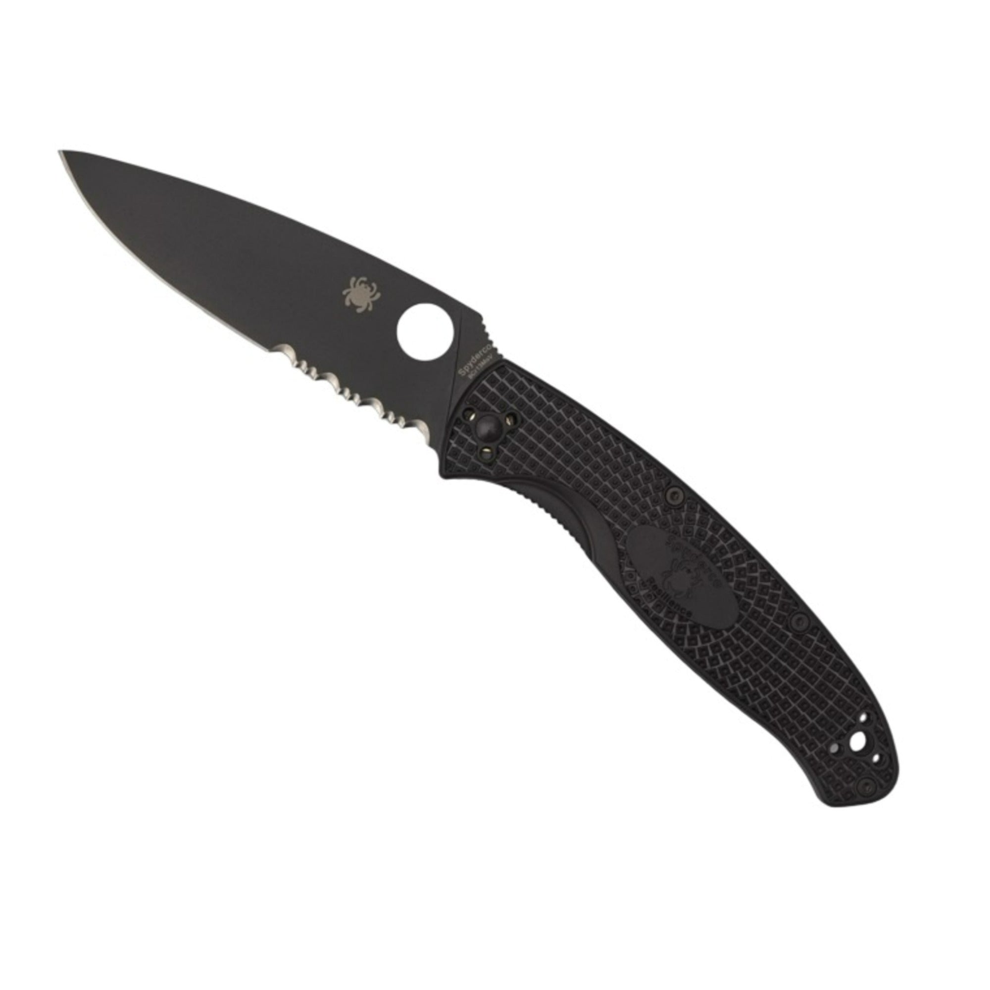 Spyderco Resilience Lightweight Large Blade 9.4-Inch Foldable Knife (Black)