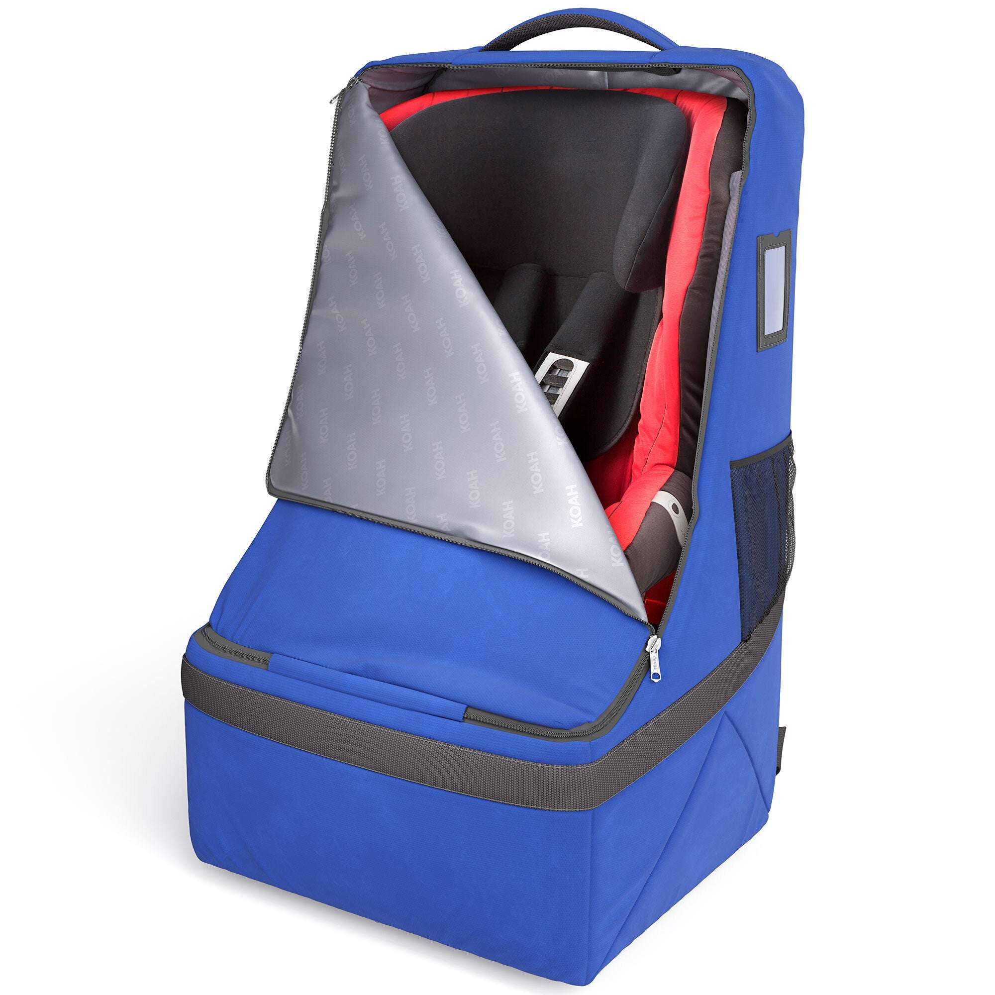backpack car seat travel bag Koah Car seat Backpack for Air travel Car seat travel bag Blue