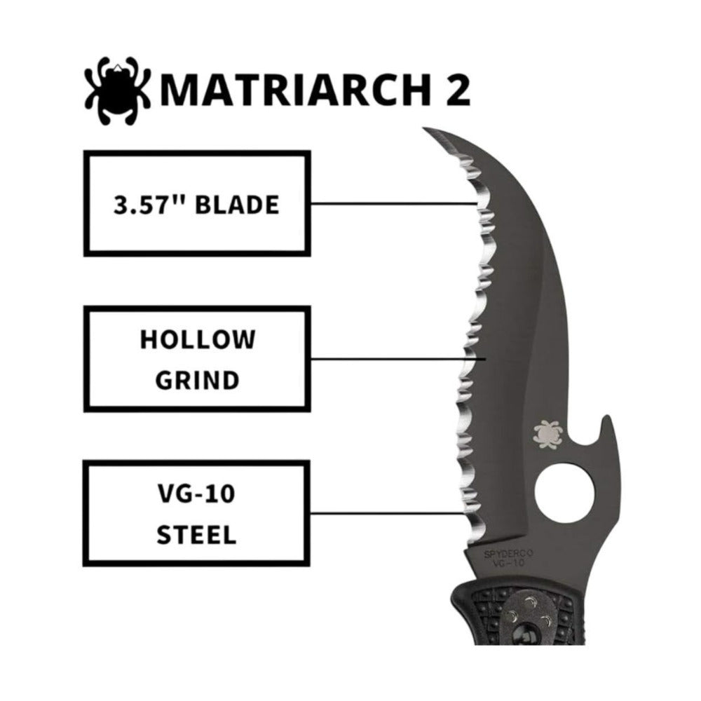 MATRIARCH 2 W/ EMERSON OPEN BLACK BLADE