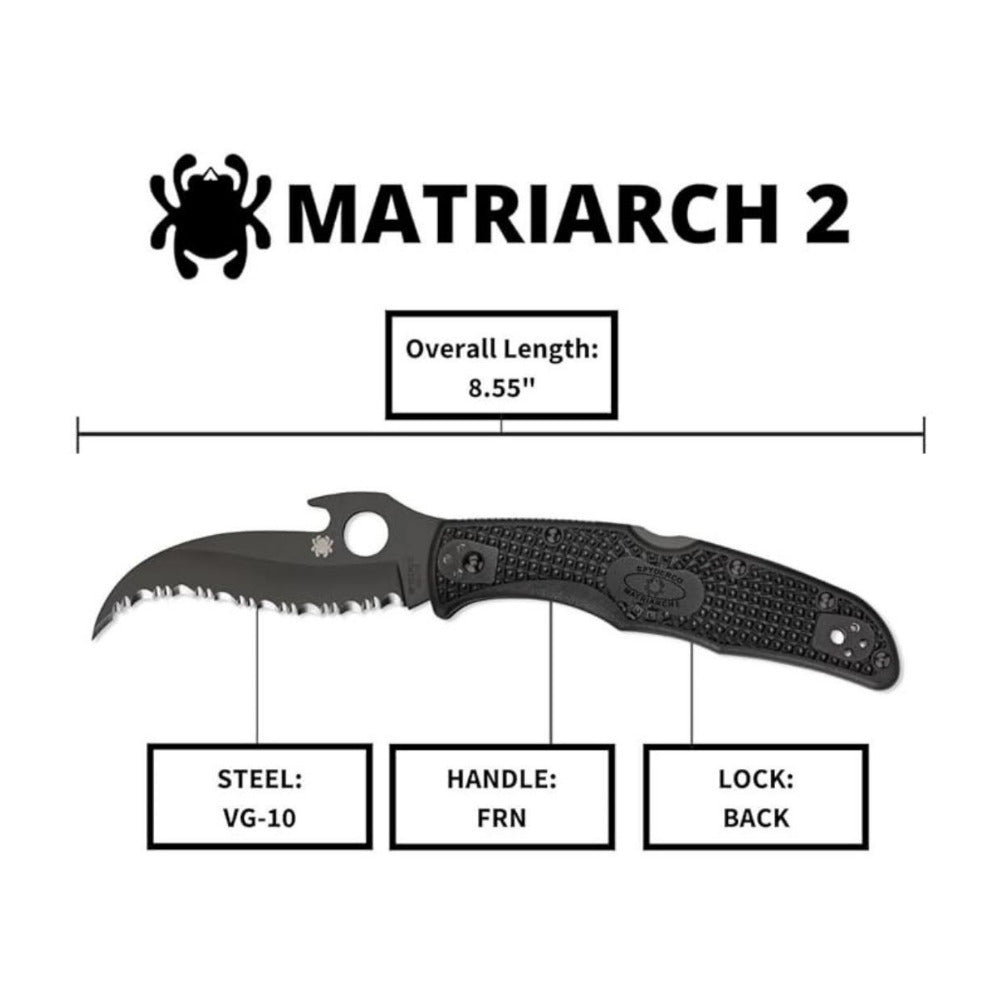 MATRIARCH 2 W/ EMERSON OPEN BLACK BLADE
