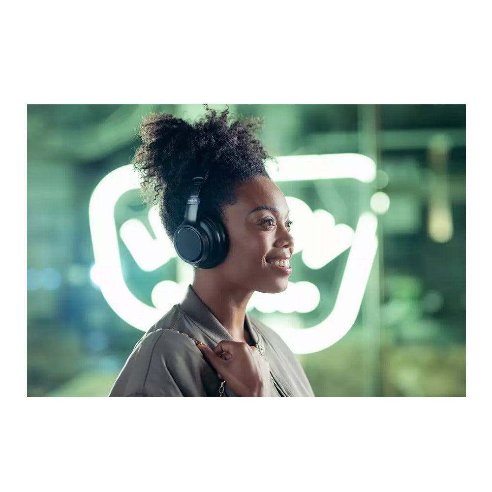 Philips H9505BK Over-Ear Wireless Headphones with Hybrid Active Noise Canceling