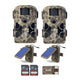 Stealth Cam G42NG 32MP No Glow Trail Camera (Kryptek Camo) (2-Pack) Bundle