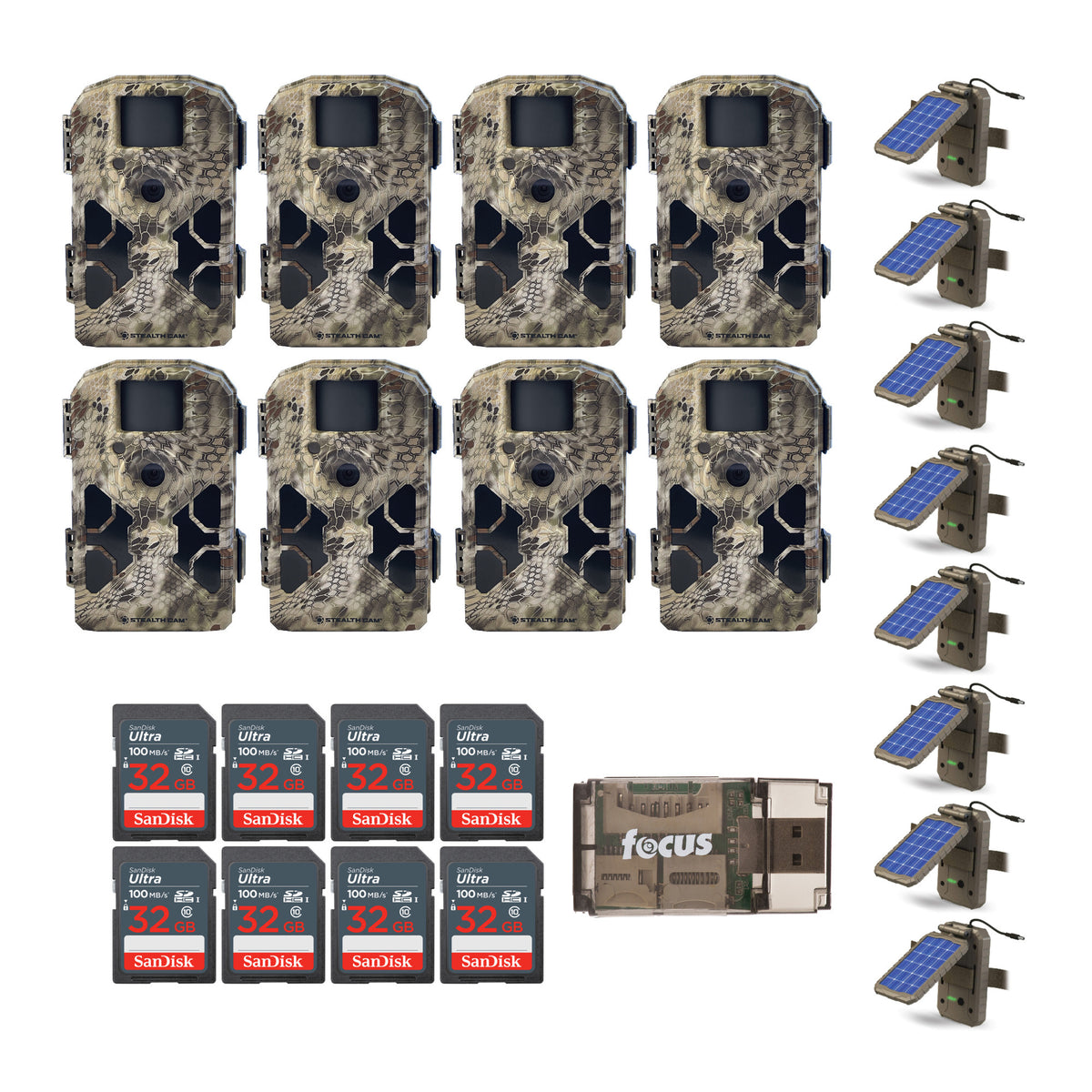 Stealth Cam 2022 G42NG 32MP No Glow Trail Camera Bundle