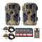 Stealth Cam G42NG No-Glo Trail Camera (2-Pack) Bundle with Cables and SD Cards