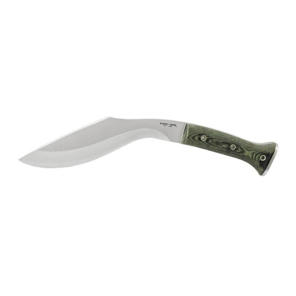 Condor K-Tact Kukri Carbon Steel Blade Knife (Army Green, Blasted Satin Finish)