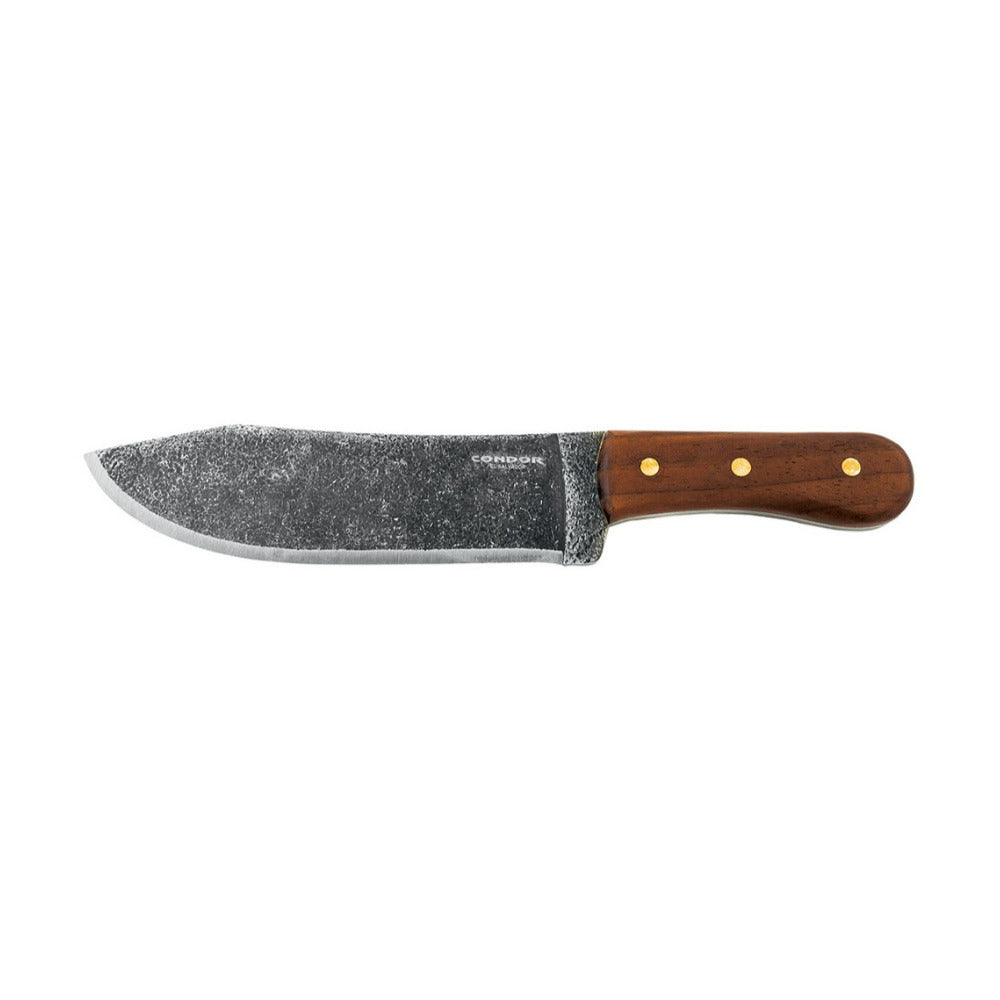 Condor Hudson Bay 8.4-Inch Knife with Walnut Handle and Handcrafted Leather