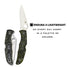 Spyderco Endura 4 Zome 3.80-Inch VG-10 Foldable Steel Blade Knife (Green)