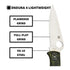 Spyderco Endura 4 Zome 3.80-Inch VG-10 Foldable Steel Blade Knife (Green)