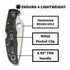 Spyderco Endura 4 Zome 3.80-Inch VG-10 Foldable Steel Blade Knife (Green)