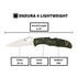 Spyderco Endura 4 Zome 3.80-Inch VG-10 Foldable Steel Blade Knife (Green)