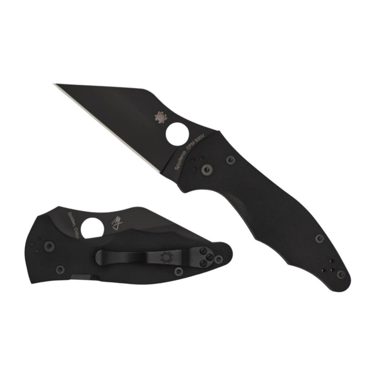 Spyderco Yojimbo 2 S30V Stainless Steel Blade 7.69-Inch Folding Knife (Black)