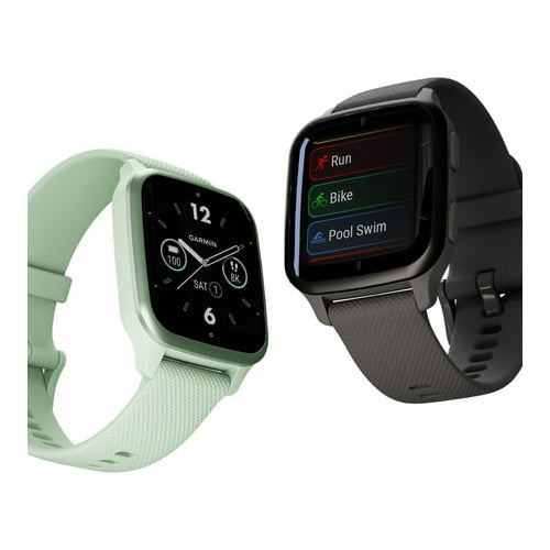Garmin Venu Sq 2 Smartwatch (Slate Aluminum Bezel with Shadow Gray Case)