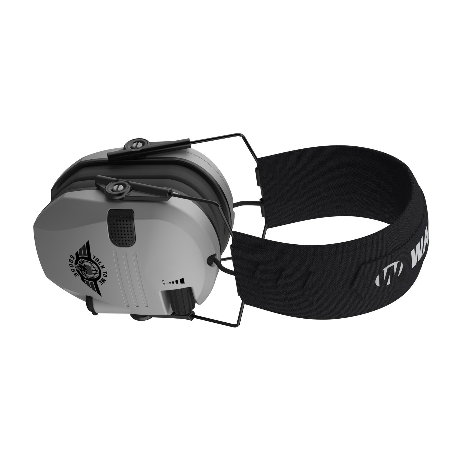 Walkers Razor Slim Electric Earmuffs with Speakers (Talk To Me Goose Gray)