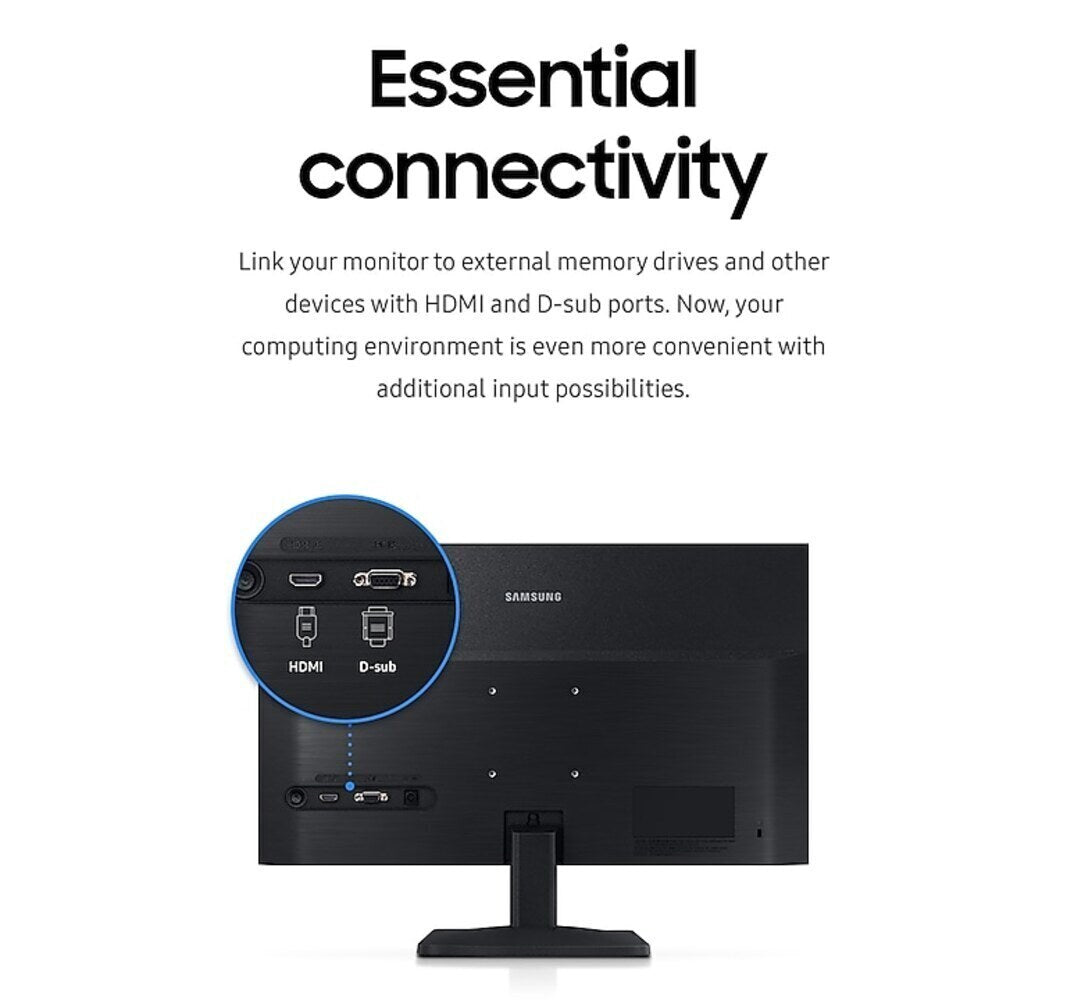 Va Computer Set SAMSUNG S33A Series 22-Inch FHD 1080p Computer Monitor, HDMI, VA Panel ...