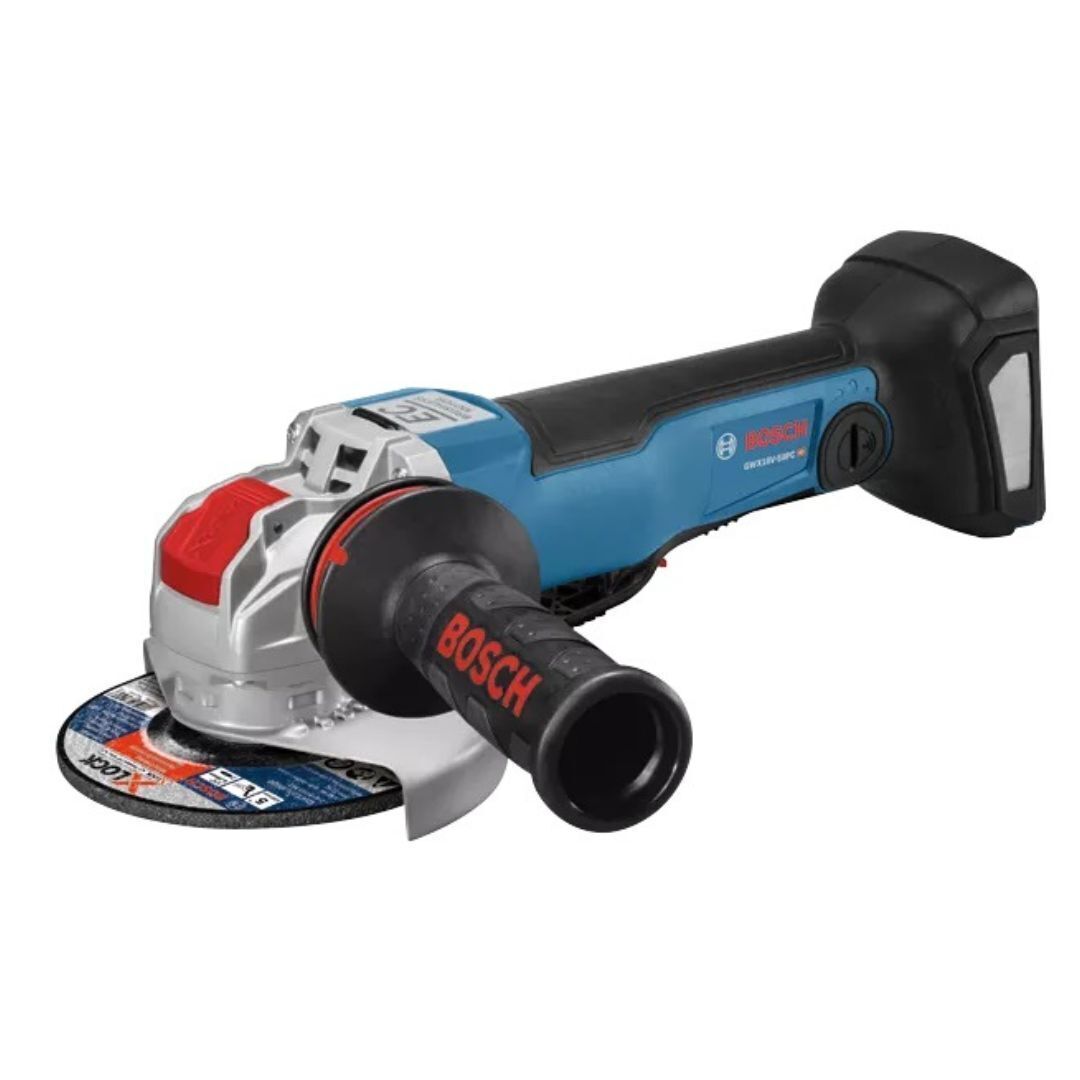 GWX18V 50PCN 18V X LOCK EC Brushless Connected Ready 4 1 2 In. 5 In. Angle Grinder No Lock On Paddle Switch