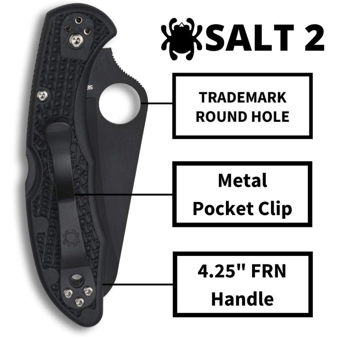 Spyderco Folding Knife Salt 2