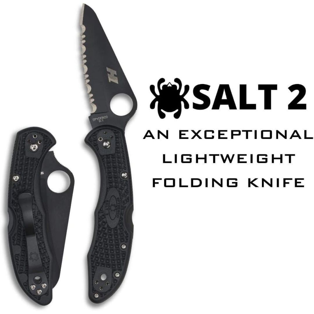Spyderco Folding Knife Salt 2