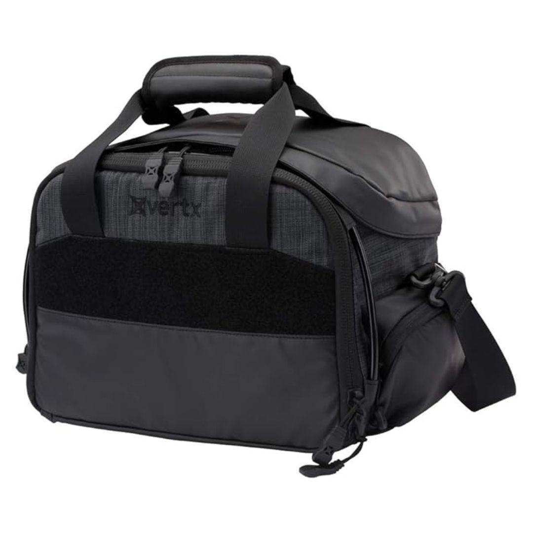 Vertx Course of Fire Light Range Bag with Firearm Mag Storage (Heather Black)