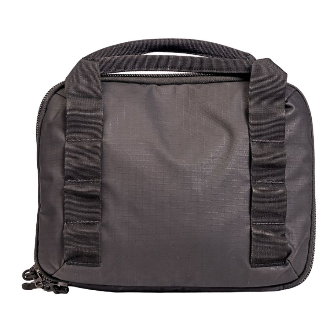 Vertx VTAC Single Pistol Case, Soft Gun Pouch Bag and Mag Holder, Ammo Tactical Gear Travel Accessories, Black (F1 VTX5709)