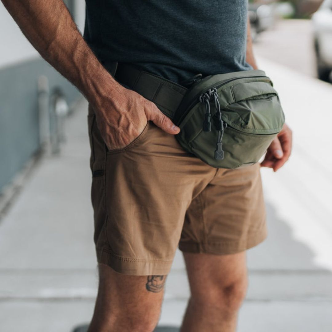 Vertx Long Walks MP 2L Tactical Waist Fanny Pack Concealed Carry Gear Bag for Travel, CCW, EDC, Work, Hiking, Outdoor