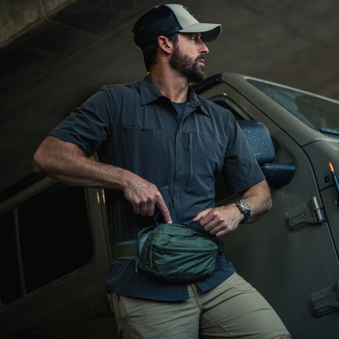 Vertx Long Walks MP 2L Tactical Waist Fanny Pack Concealed Carry Gear Bag for Travel, CCW, EDC, Work, Hiking, Outdoor