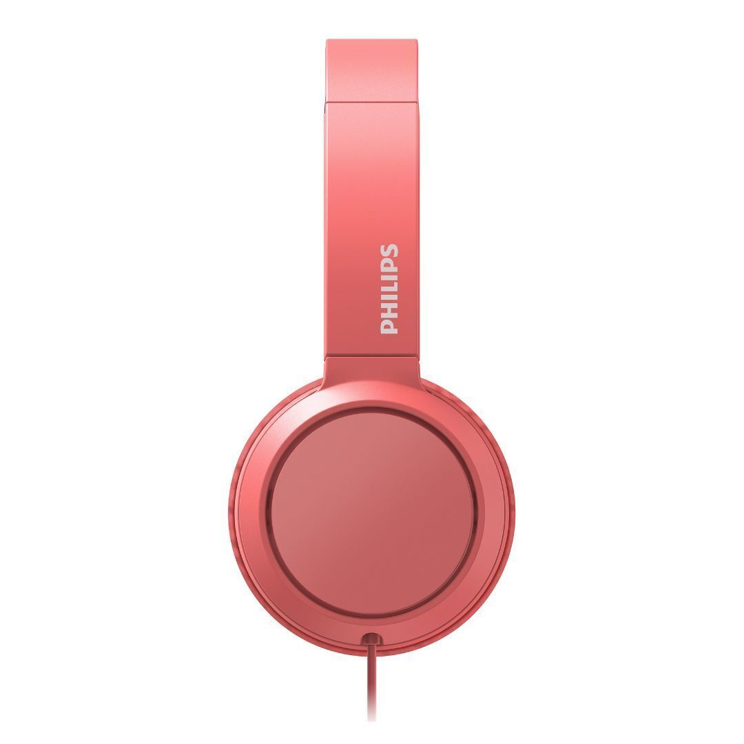 Philips H4105 On-Ear Wired Headphones - Red