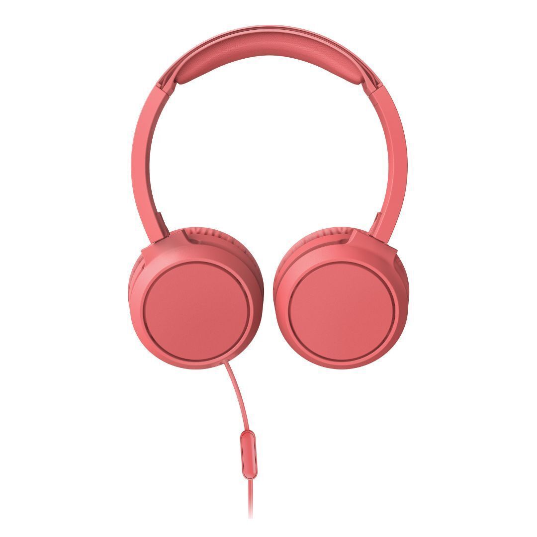 Philips H4105 On-Ear Wired Headphones - Red