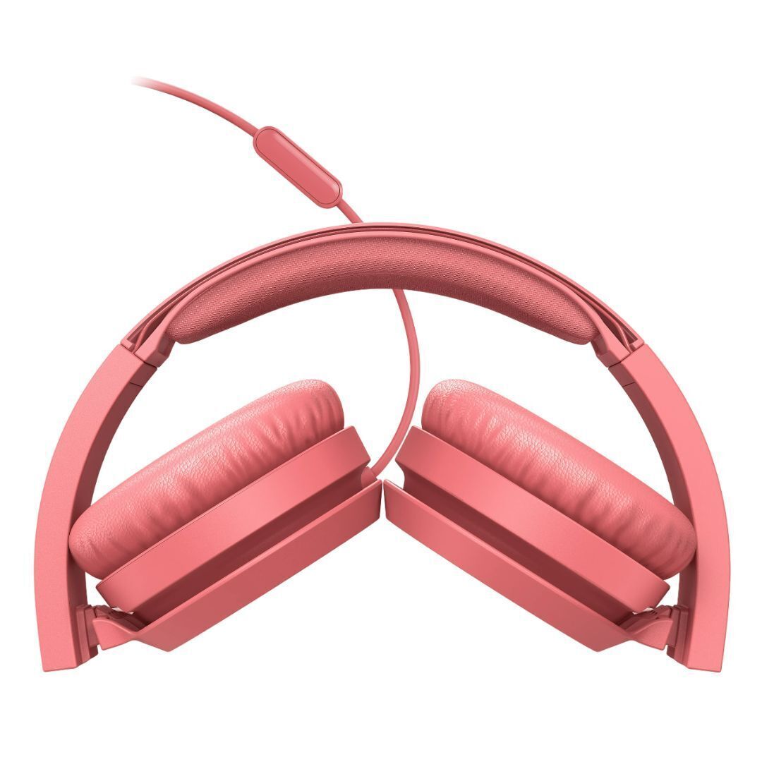 Philips H4105 On-Ear Wired Headphones - Red