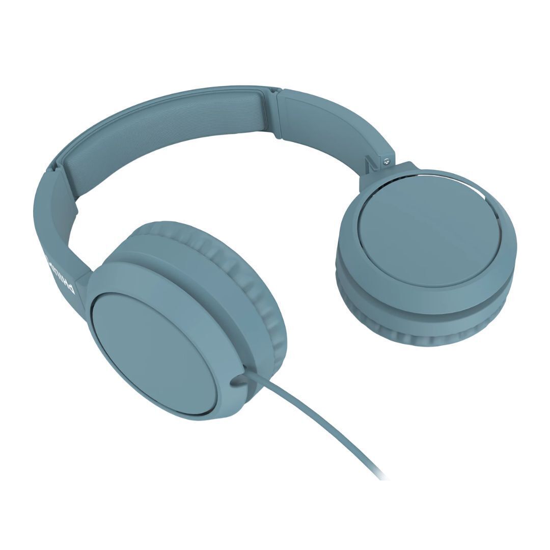 Philips 3000 Series TAH4105BL00 Blue On Ear Headphones with 32mm Drivers