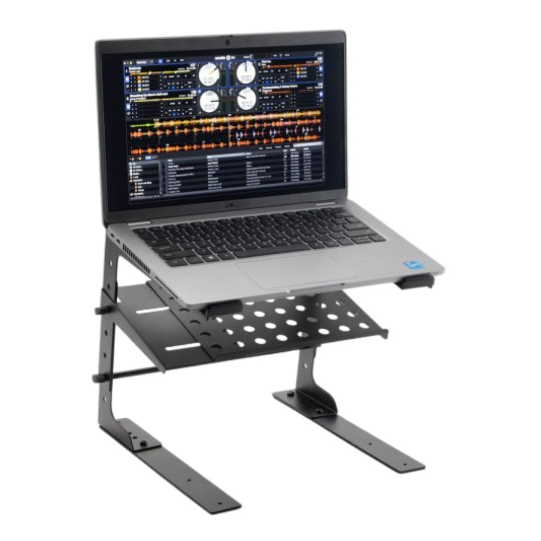 On-Stage LPT6000 Multipurpose Black Laptop Stand with Adjustable Height