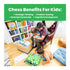 Story Time Chess Level 1 Kids Sets with Double Sided Board for Beginners