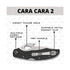 Spyderco Cara Cara 2 PlainEdge Black Knife with Emerson Opener and FRN Handle