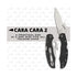 Spyderco Cara Cara 2 PlainEdge Black Knife with Emerson Opener and FRN Handle