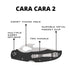 Spyderco Cara Cara 2 CombinationEdge Black Knife with Emerson Opener