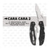Spyderco Cara Cara 2 CombinationEdge Black Knife with Emerson Opener