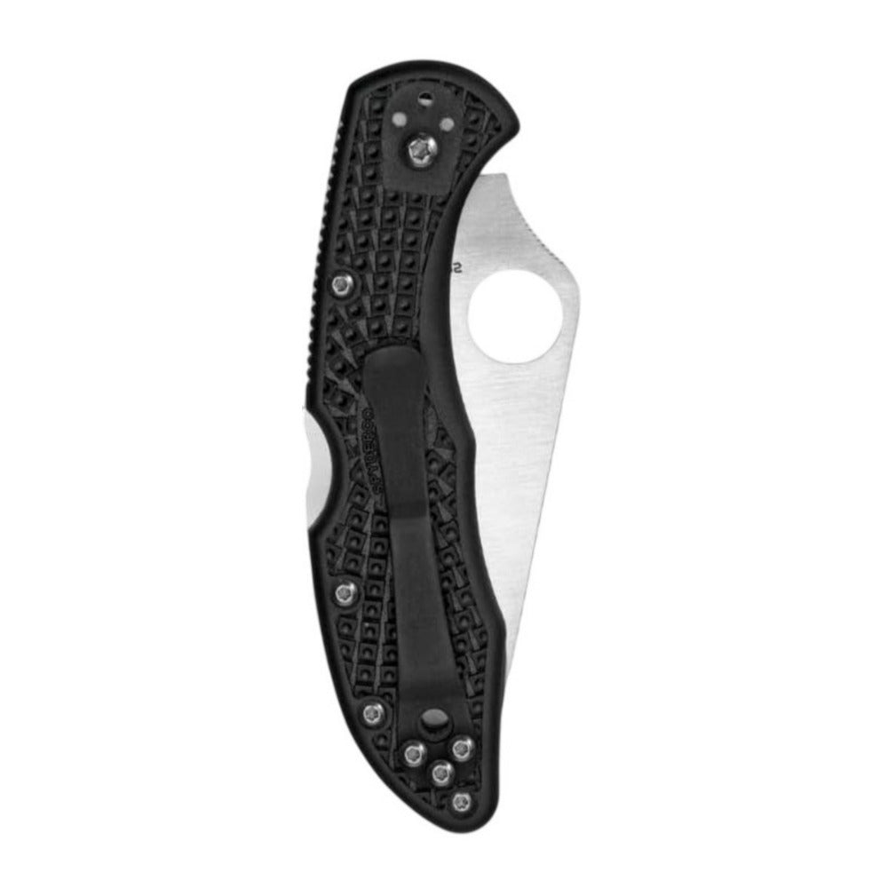 Spyderco Delica 4 Lightweight CombinationEdge Signature Black Folding Knife