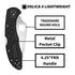 Spyderco Delica 4 Lightweight CombinationEdge Signature Black Folding Knife