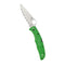 Spyderco Pacific Salt 2 SpyderEdge Green Folding Knife with H 1 Steel Blade