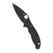 Spyderco Manix 2 Signature Black Knife with PlainEdge 3.37 Inch Blade