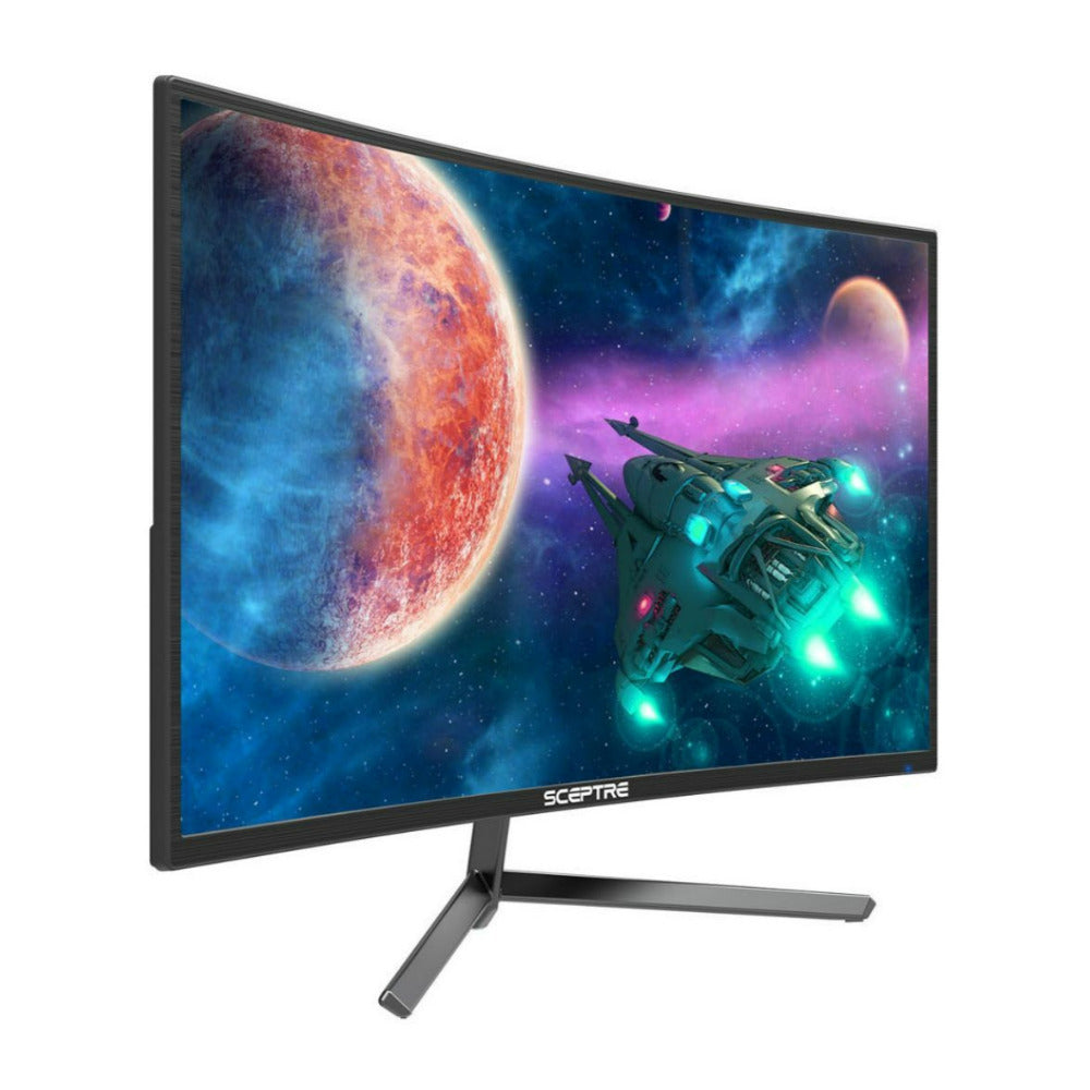 Sceptre C248B FWT168 24 Inch AMD FreeSync Premium Curved Black