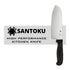 Spyderco K08 Santoku 12.6 Inch PlainEdge Black Kitchen Knife with MBS 26 Blade