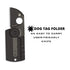 Spyderco Dog Tag Non Locking Black Folding Knife with CPM S30V Steel Blade