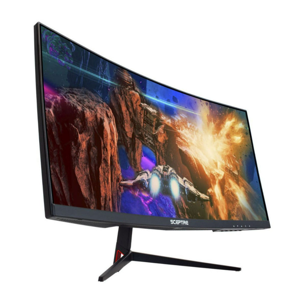 Sceptre Curved 30 Inch UltraWide 1080P FHD 200Hz HDR400 LED Black Gaming Monitor
