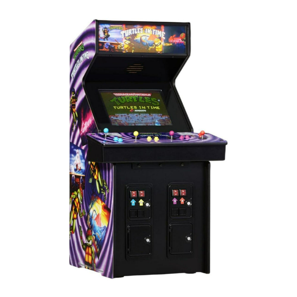Quarter Arcades Teenage Mutant Ninja Turtles in Time Wooden Replica Arcade Game