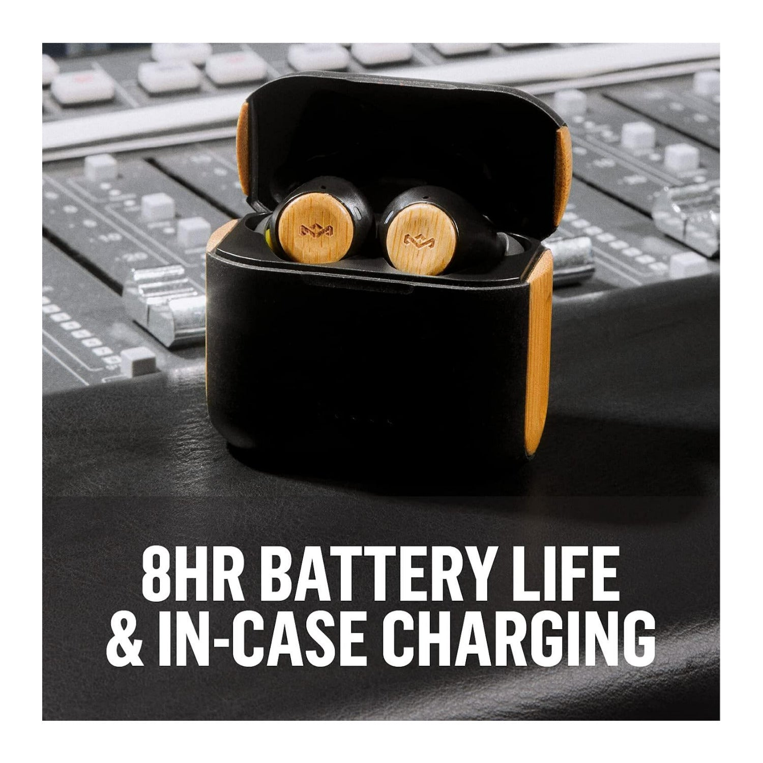 House of Marley Rebel True Wireless Signature Black Earbuds