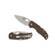 Spyderco Native 5 Folding Knife 2.95-Inch CPM 15V Steel with G-10 Handle (Brown)