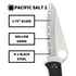 Spyderco Pacific Salt 2, 8.72-Inch Lightweight Folding Knife with Handle (Black)