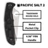 Spyderco Pacific Salt 2, 8.72-Inch Lightweight Folding Knife with Handle (Black)