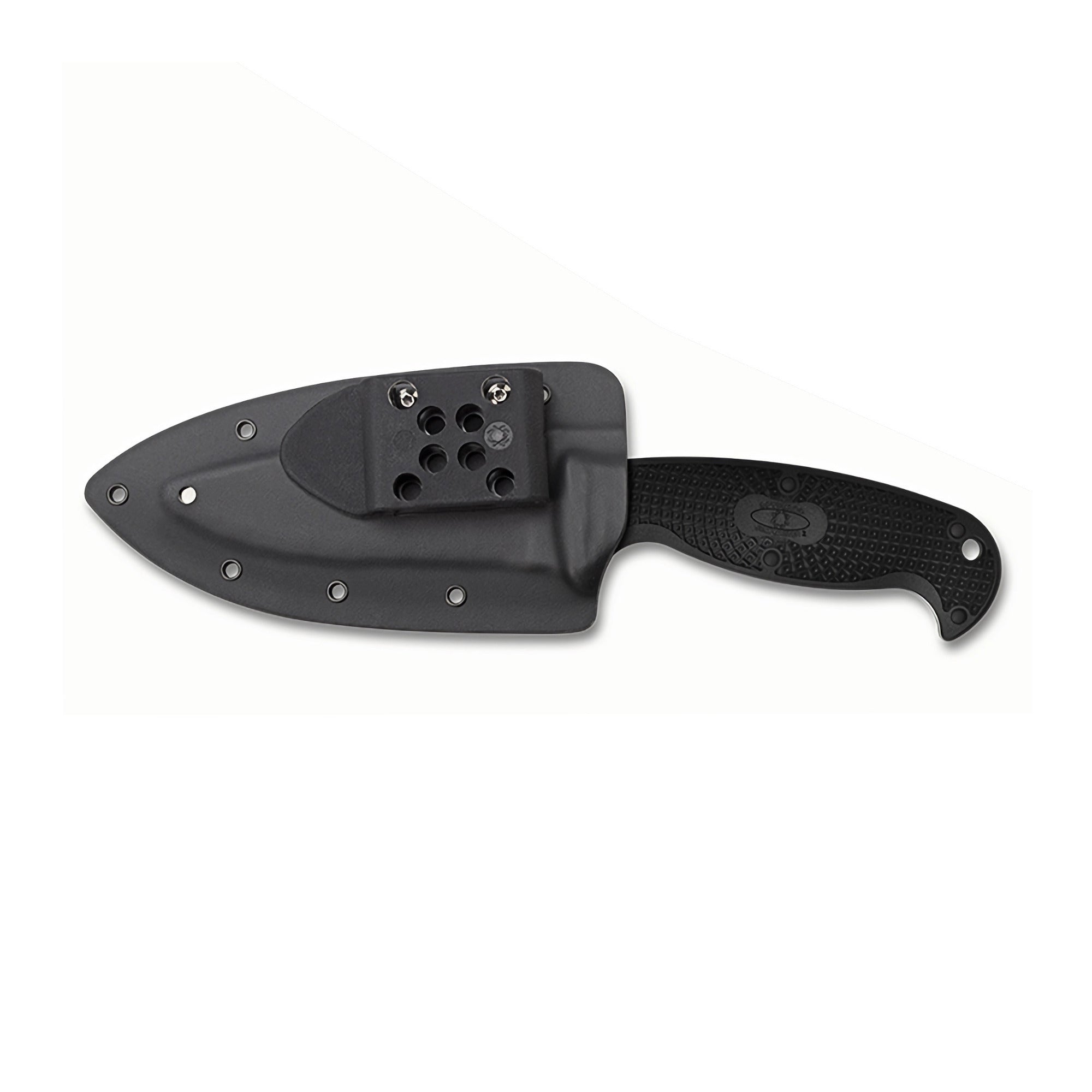 Spyderco Jumpmaster 2 Fixed Knife 4.47-Inch Black FRN Handle H-2 Steel Blade